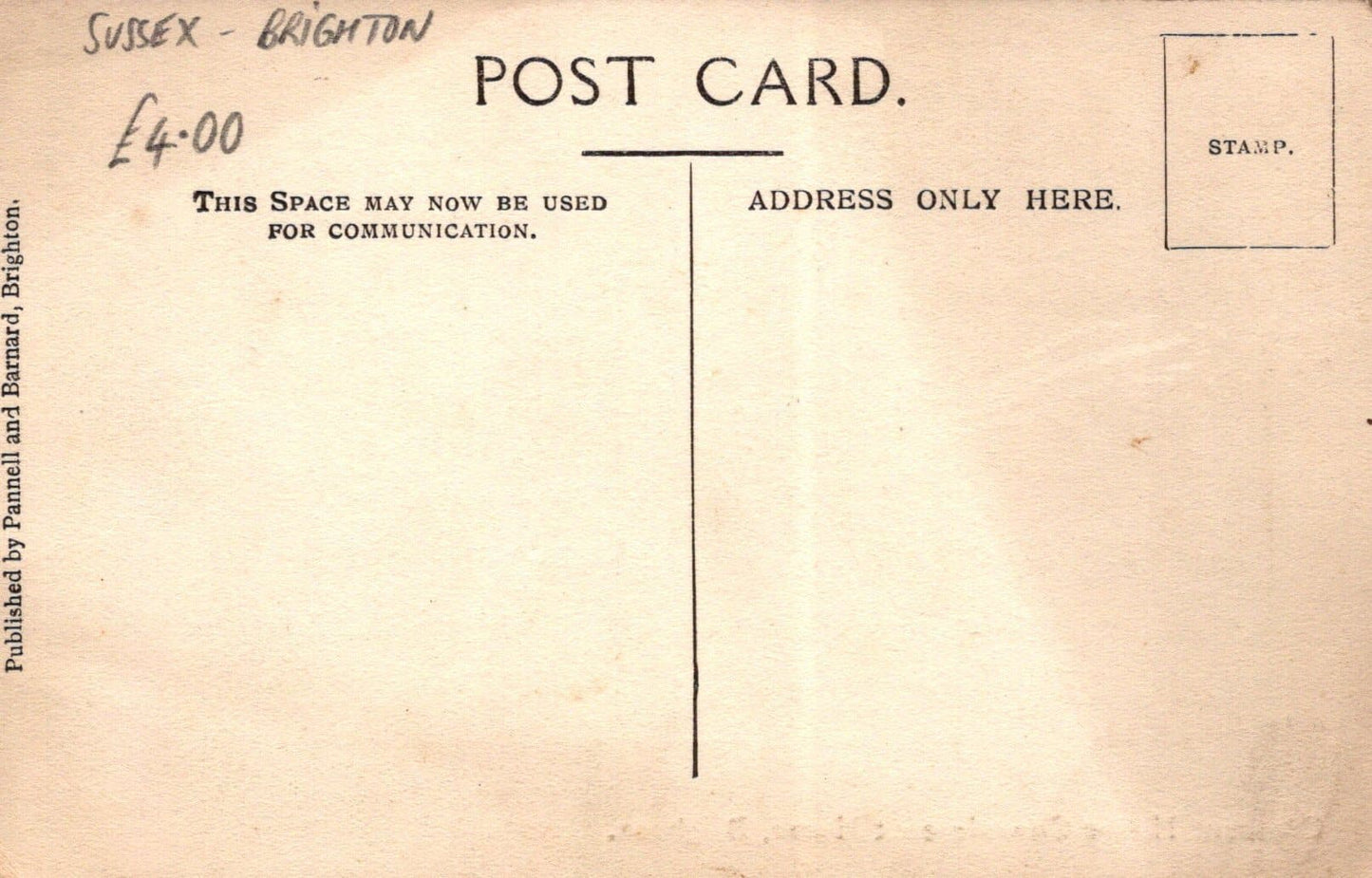Sussex Postcard - Crescent House Convalescent Home, Brighton - Mo’s Postcards 