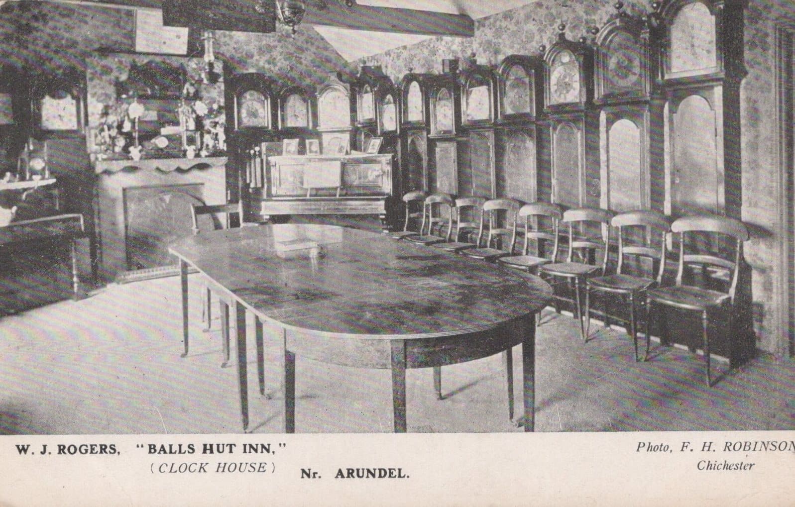 Sussex Postcard - Clock House, "Balls Hut Inn", Nr Arundel, 1908 - Mo’s Postcards 