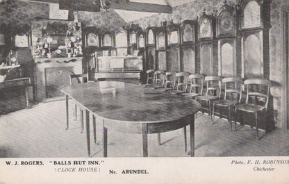 Sussex Postcard - Clock House, "Balls Hut Inn", Nr Arundel, 1908 - Mo’s Postcards 