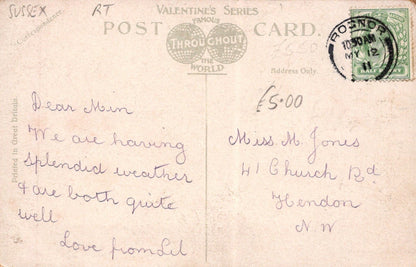 Sussex Postcard - The Arcade, Bognor, 1911 - Mo’s Postcards 