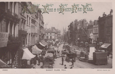 Yorkshire Postcard - Market Place, Hull - Mo’s Postcards 