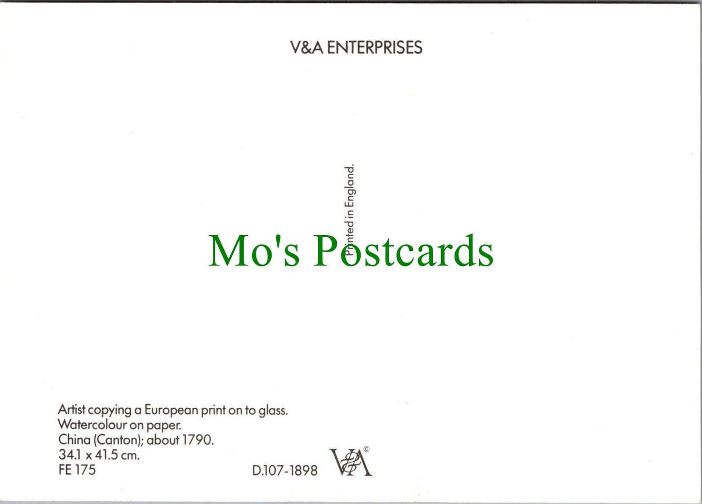  China Postcard - Artist Copying a European Print 