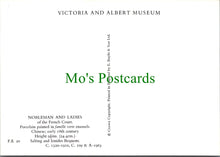 Load image into Gallery viewer, China Postcard - Nobleman and Ladies Porcelain
