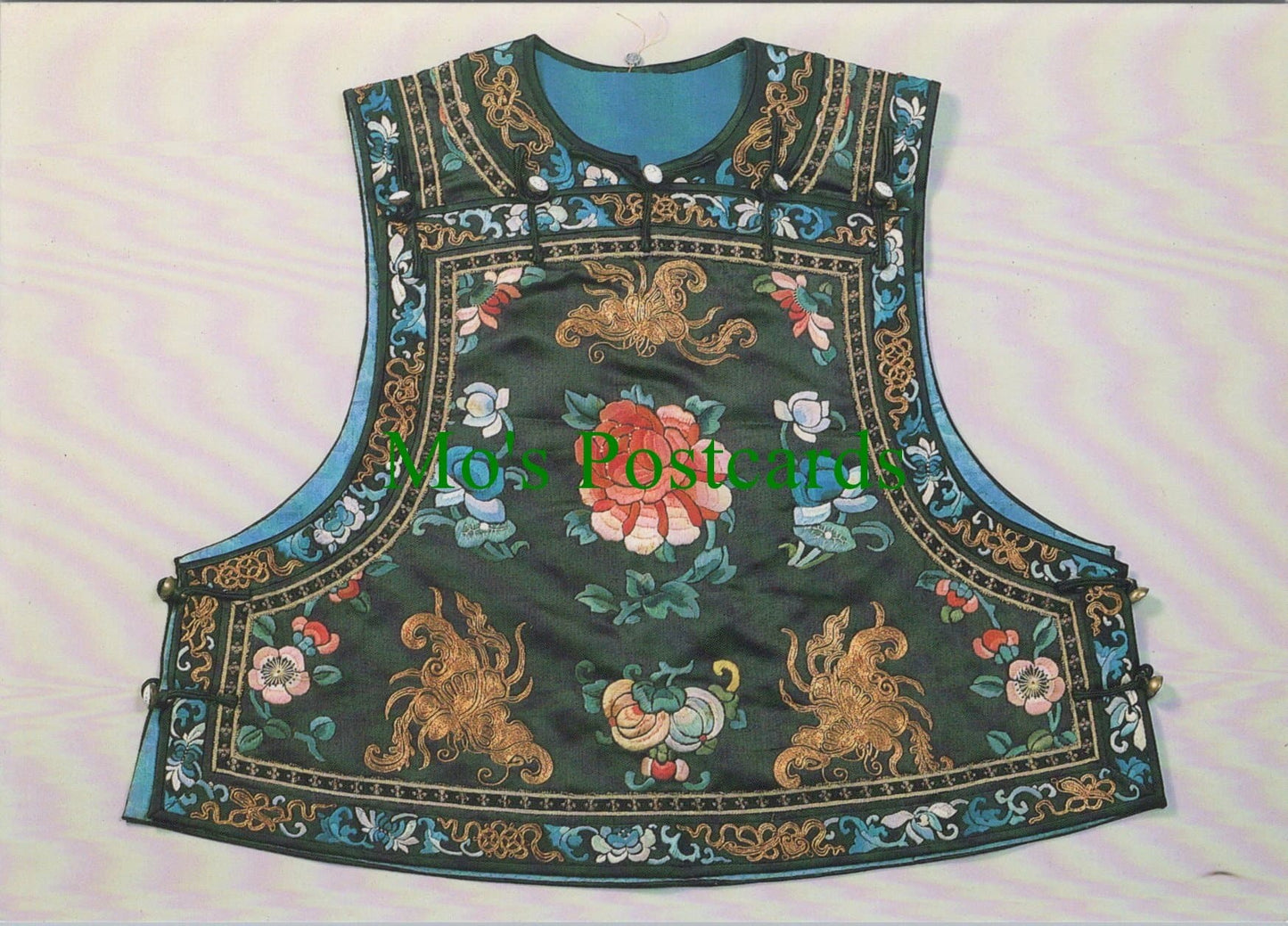 V & A Museum Postcard - Chinese Girls Overgarment