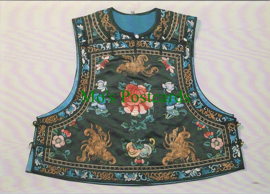 V & A Museum Postcard - Chinese Girls Overgarment