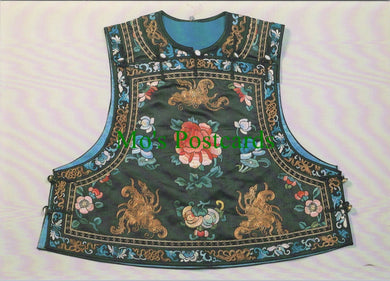 V & A Museum Postcard - Chinese Girls Overgarment