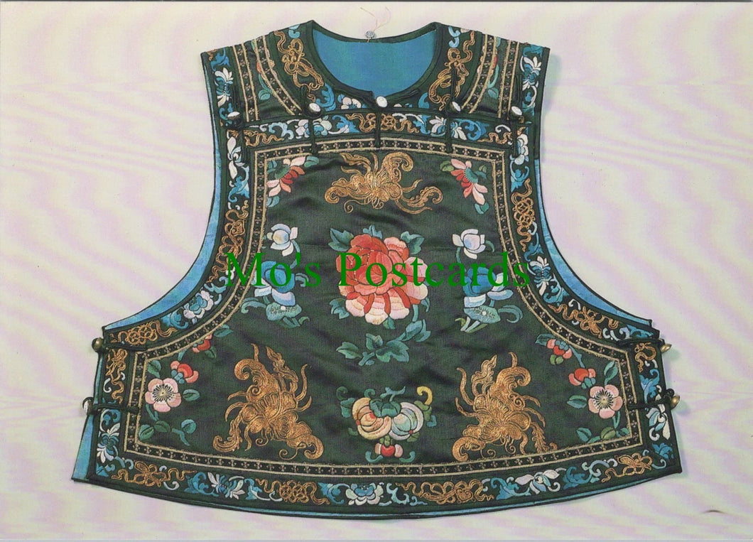 V & A Museum Postcard - Chinese Girls Overgarment