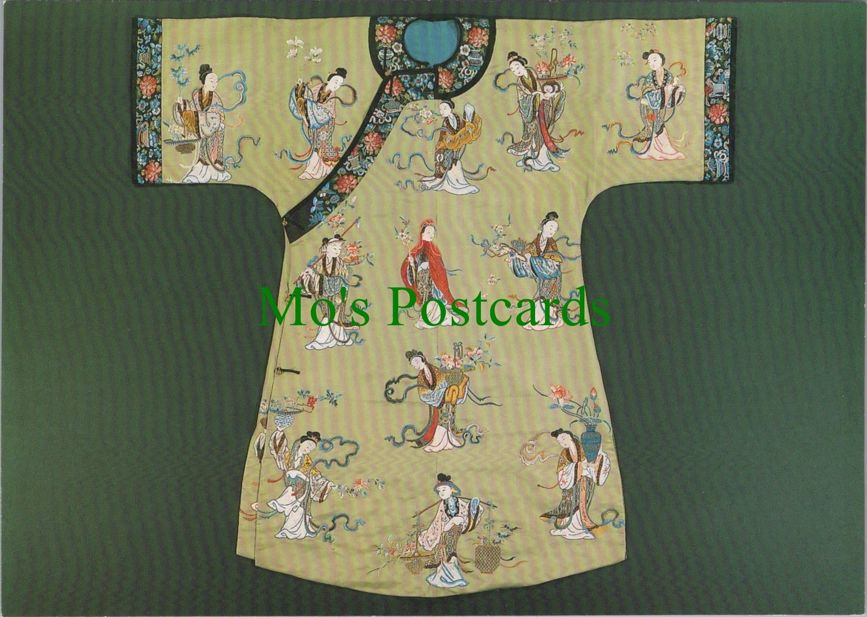 V & A Museum Postcard - Chinese Lady's Robe