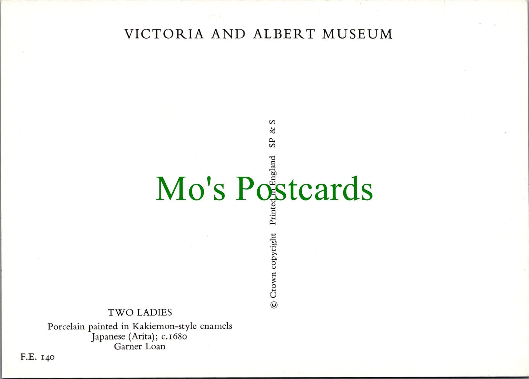 V & A Museum Postcard - Two Japanese Ladies