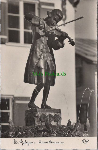 Mozartbrunnen, St Gilgen, Austria