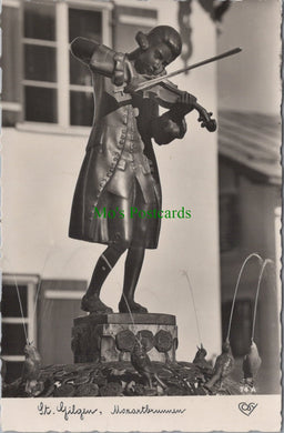 Mozartbrunnen, St Gilgen, Austria