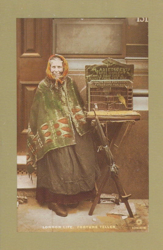 Nostalgia Postcard - London Life - Fortune Teller, c.1905 - Mo’s Postcards 