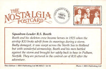 Load image into Gallery viewer, Nostalgia Postcard - Aviation - Squadron Leader R.S.Booth - Mo’s Postcards 
