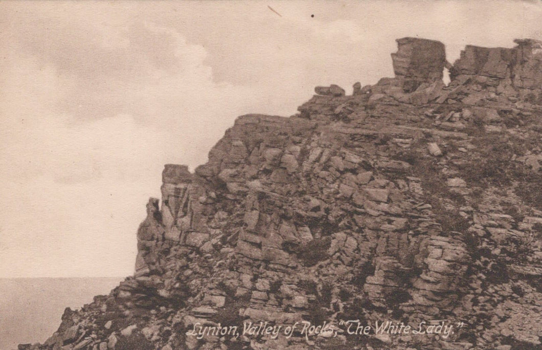 Devon Postcard - Lynton, Valley of Rocks, 