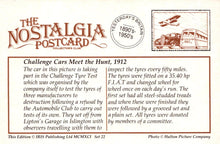 Load image into Gallery viewer, Nostalgia Postcard - Challenge Cars Meet The Hunt, 1912 - Mo’s Postcards 
