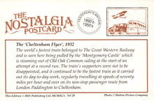 Load image into Gallery viewer, Nostalgia Postcard - The &#39;Cheltenham Flyer&#39;, 1932 - Mo’s Postcards 
