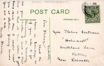 Surrey Postcard - View of Richmond, 1916 - Mo’s Postcards 