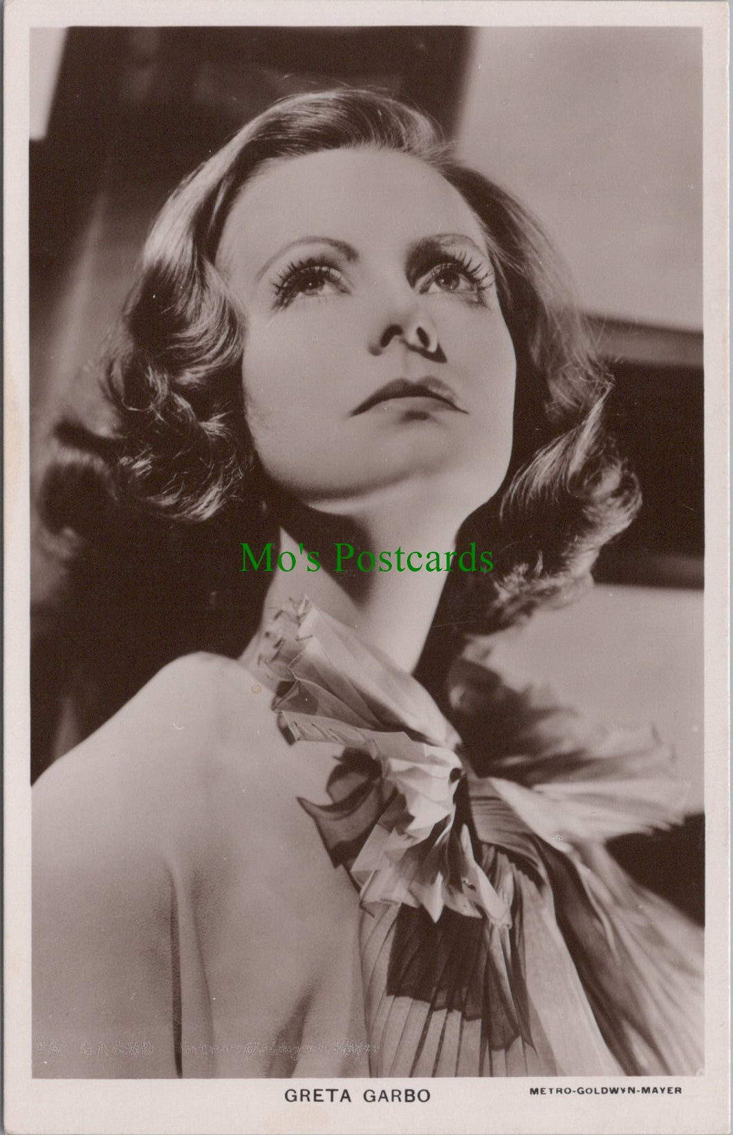 Actress Postcard - Film Star Greta Garbo