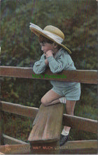 Load image into Gallery viewer, Children Postcard - Child on a Country Stile
