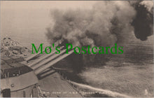 Load image into Gallery viewer, Naval Postcard - H.M.S.Nelson Firing Guns
