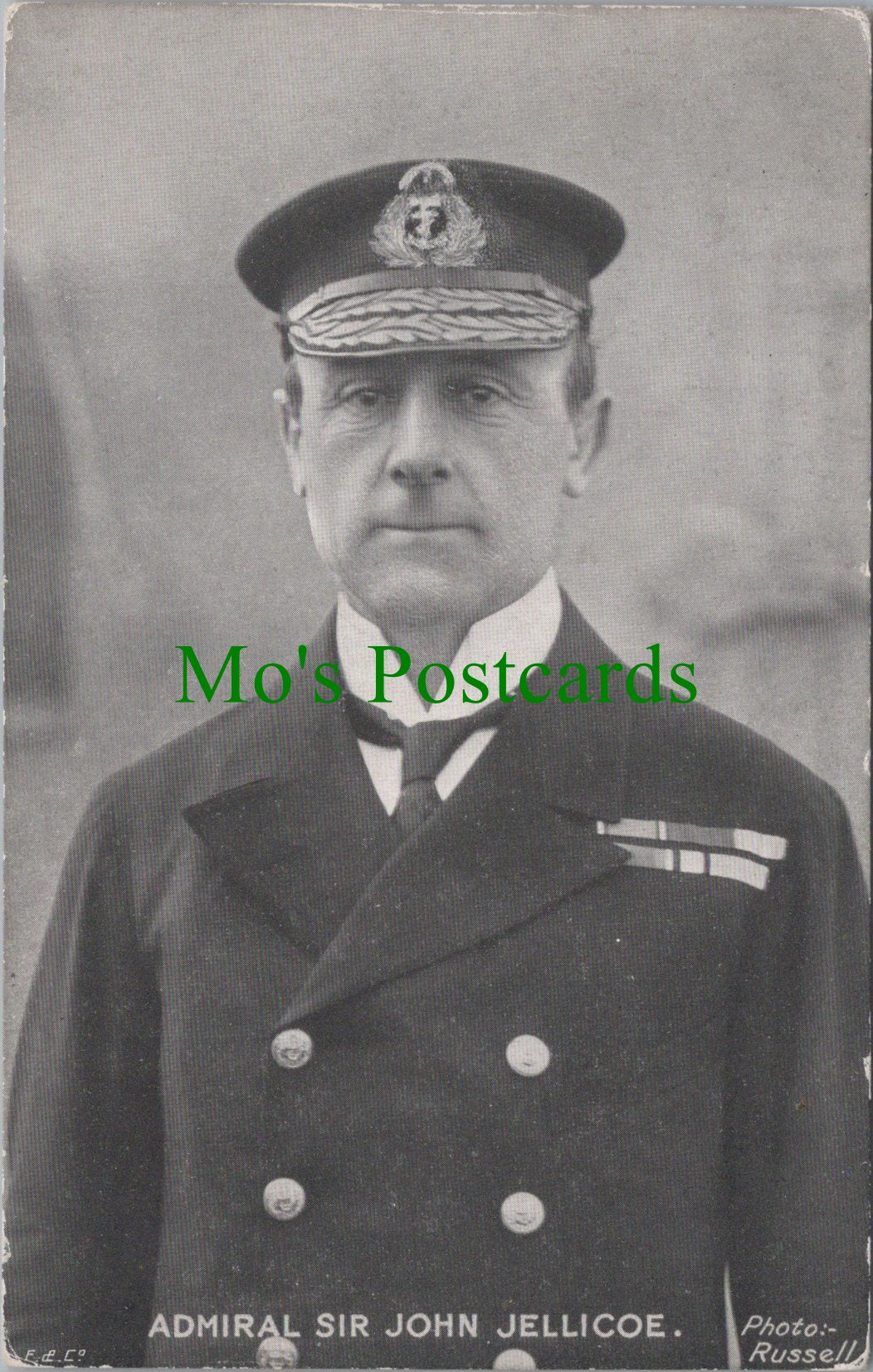 Naval Postcard - Admiral Sir John Jellicoe