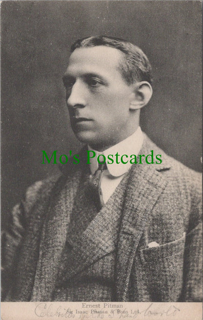 Ernest Pitman, Son of Sir Isaac Pitman