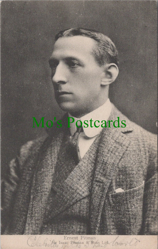 Ernest Pitman, Son of Sir Isaac Pitman