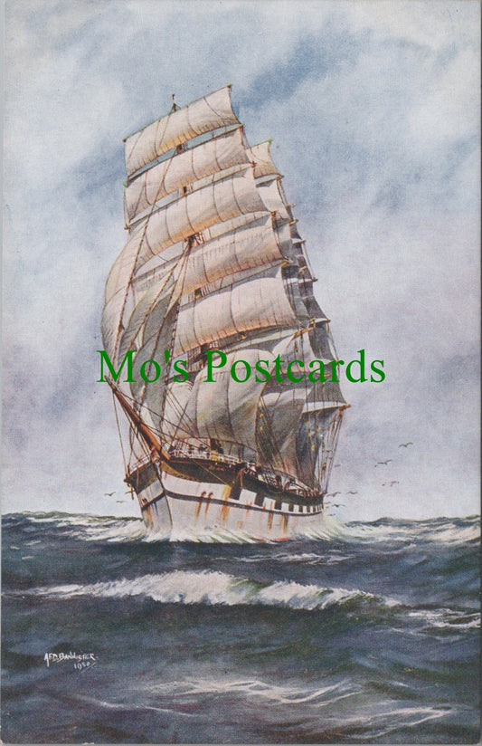 Shipping Postcard - Sailing Ship "Ross-Shire"