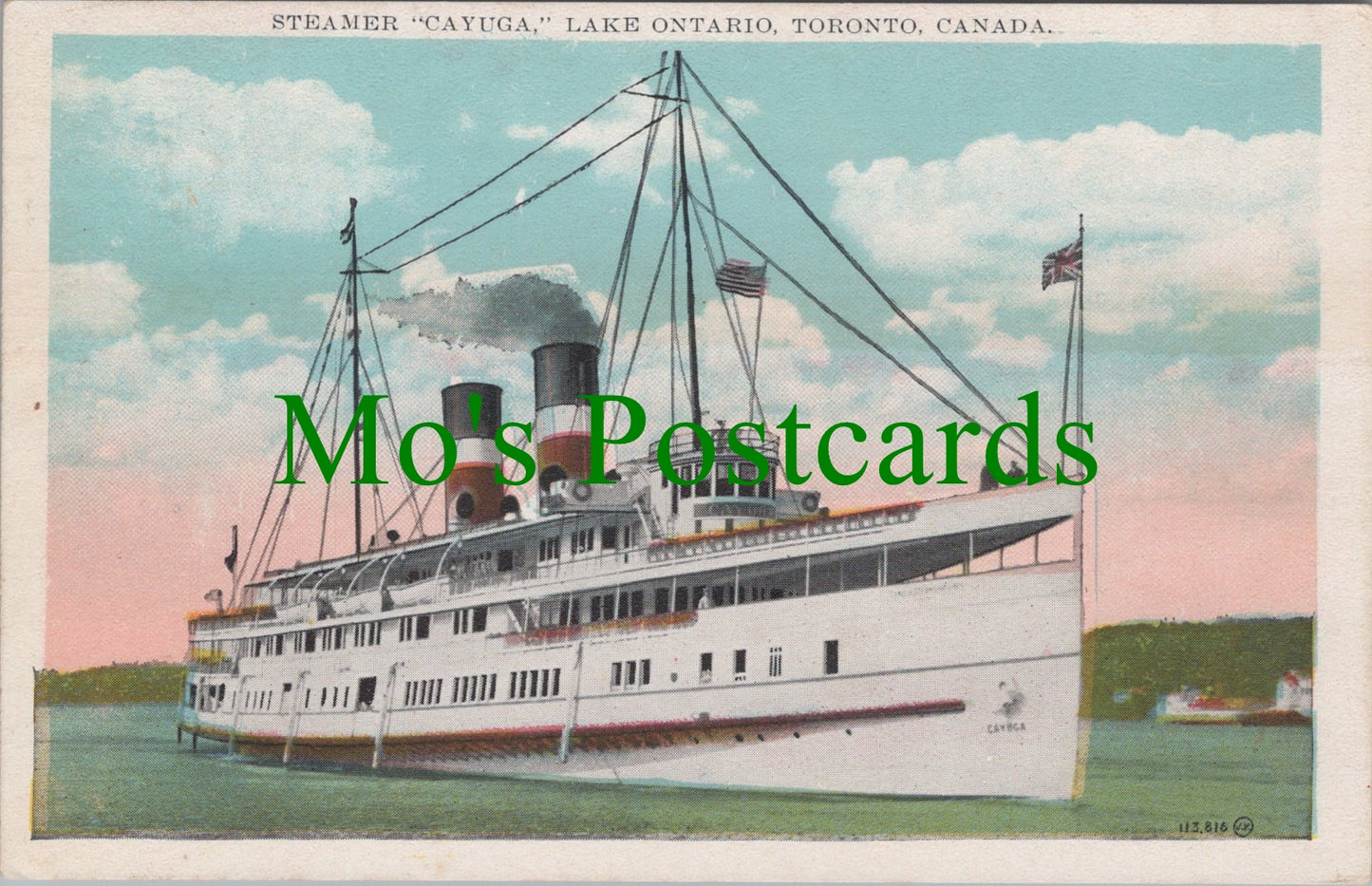 Steamer "Cayuga", Lake Ontario, Toronto