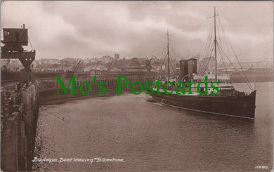 Boulogne Boat Leaving Folkstone, Kent