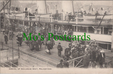 Arrival of Boulogne Boat, Folkestone, Kent