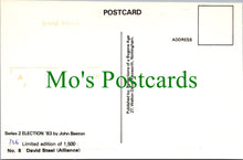Load image into Gallery viewer, Politics Postcard, Election 1983, Politician David Steel
