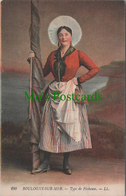 France Postcard, Boulogne-Sur-Mer, Type De Pecheuse