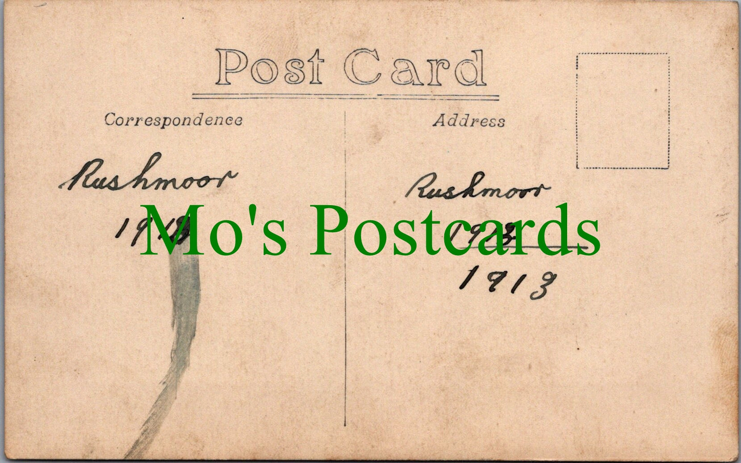 Military Postcard - Group of British Soldiers at Rushmoor