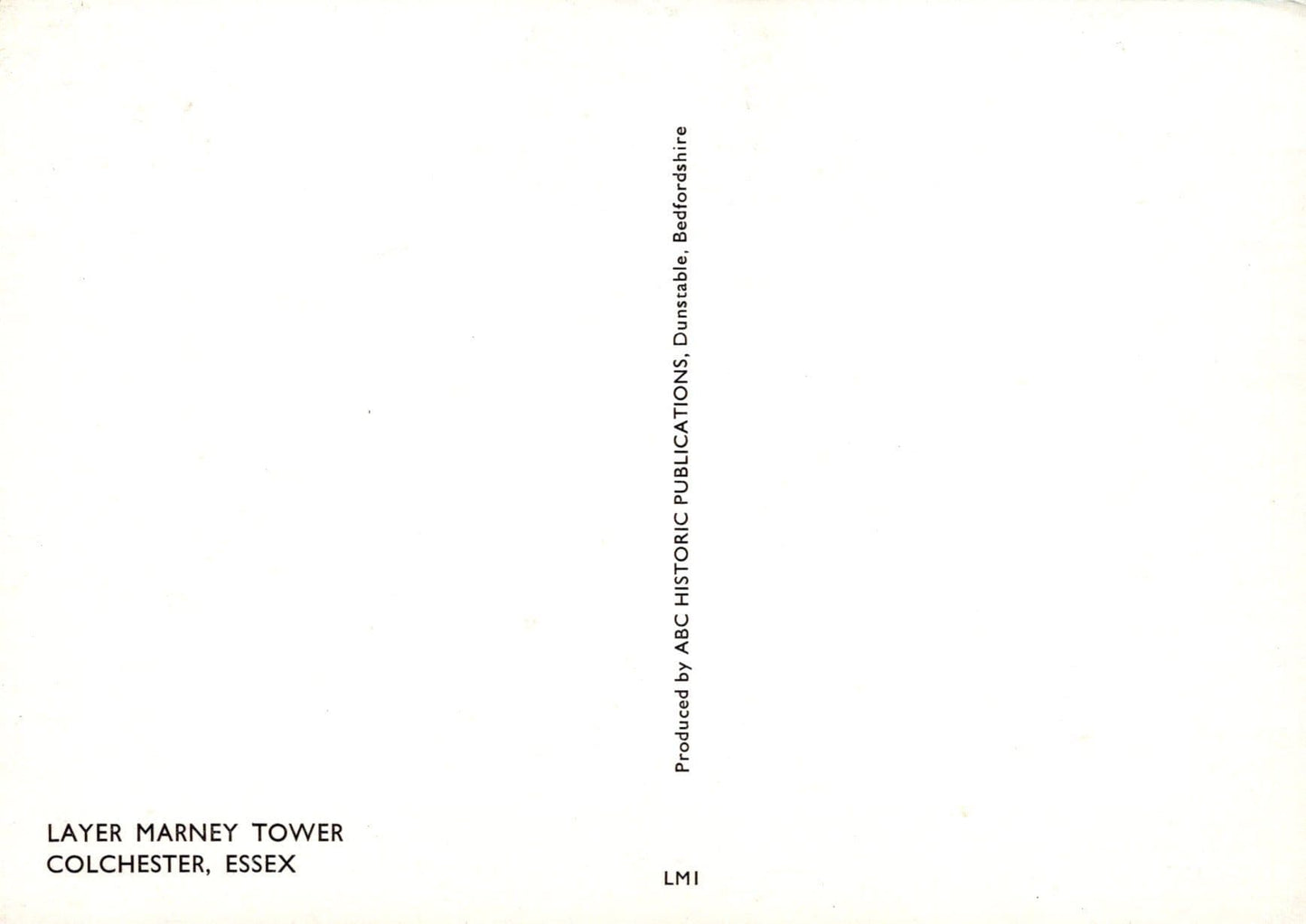 Essex Postcard - Layer Marney Tower, Colchester - Mo’s Postcards 