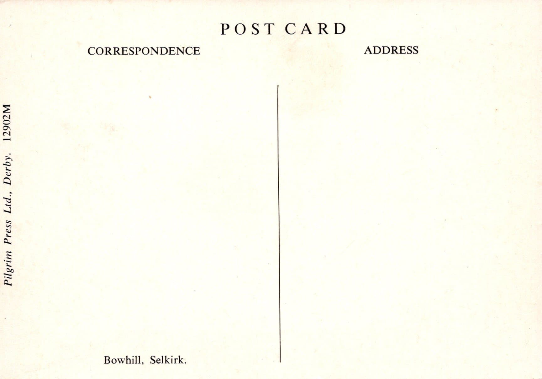 Scotland Postcard - Bowhill, Selkirk - Mo’s Postcards 