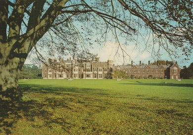 Norfolk Postcard - Sandringham House, West Front - Mo’s Postcards 