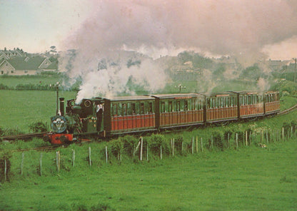 Railways Postcard - The Inaugural Train To Nant Gwernol in May 1976, Was Hauled By "Dolgoch" - Mo’s Postcards 