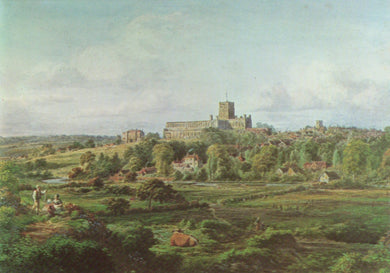 Hertfordshire Postcard - St Albans Abbey in 1850 - Mo’s Postcards 