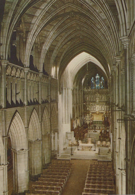 London Postcard - Nave Looking East, Southwark Cathedral - Mo’s Postcards 