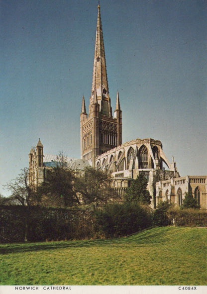 Norfolk Postcard - Norwich Cathedral - Mo’s Postcards 