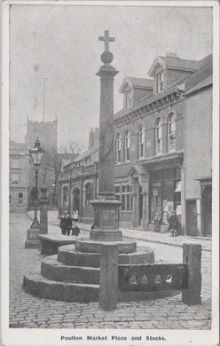 Poulton Market Place & Stocks, Lancashire