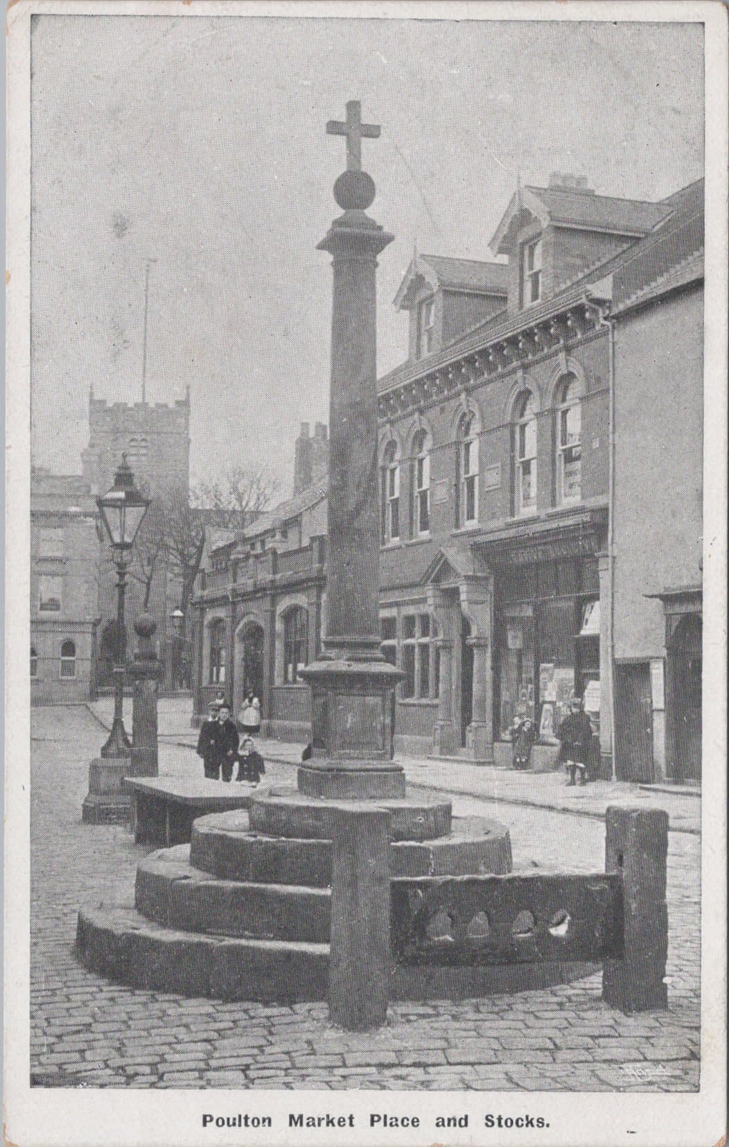 Poulton Market Place & Stocks, Lancashire