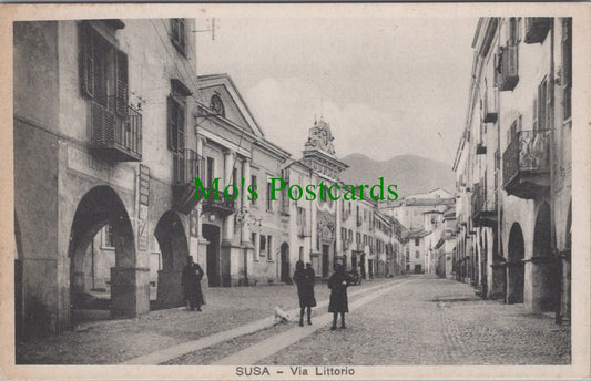 Via Littorio, Susa, Turin, Italy