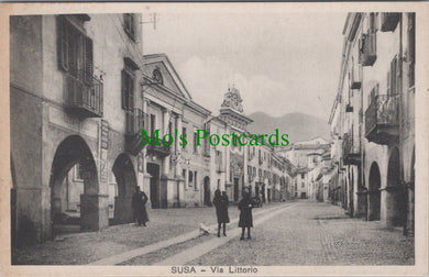Via Littorio, Susa, Turin, Italy
