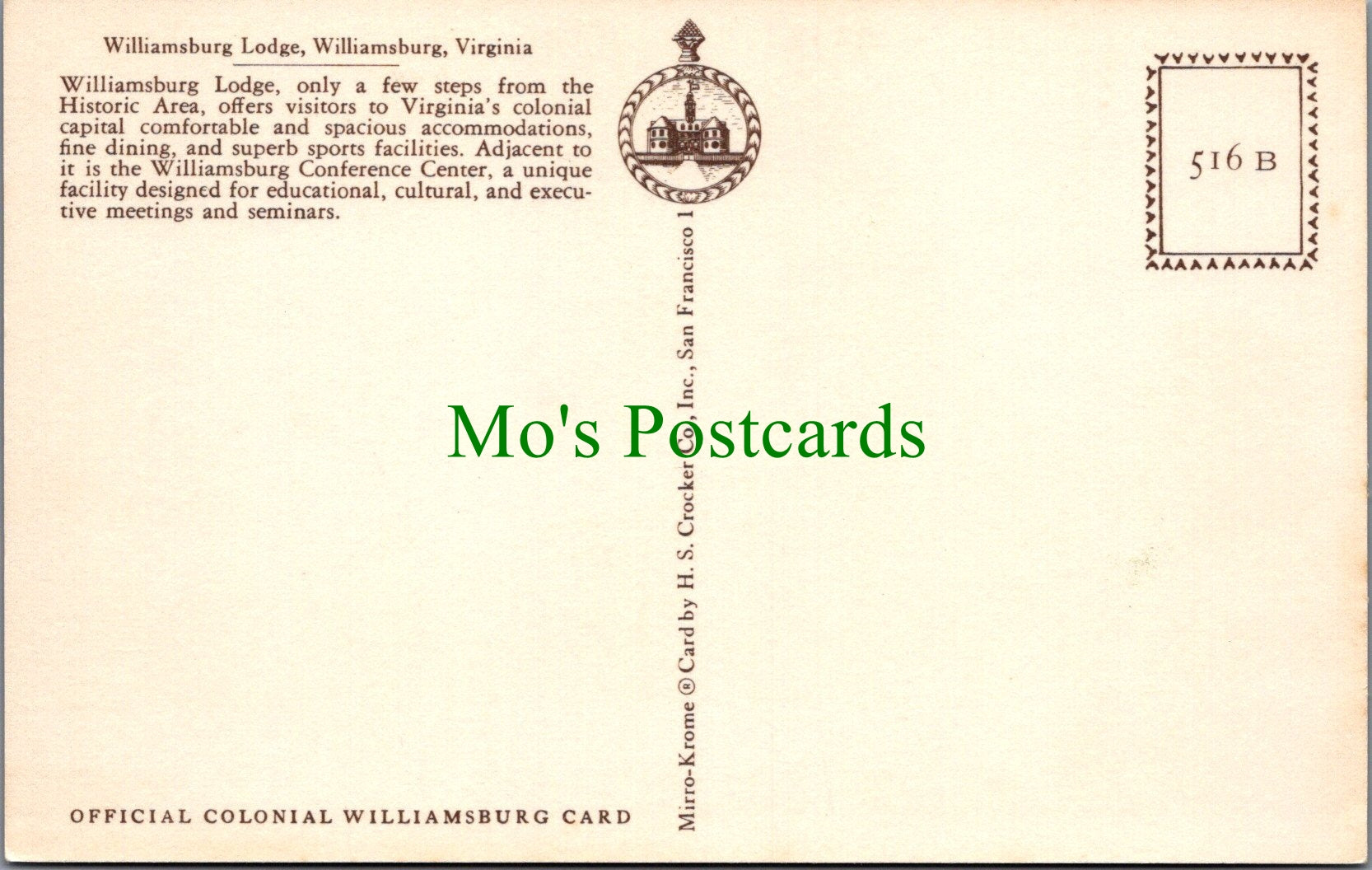 Williamsburg Lodge, Williamsburg, Virginia
