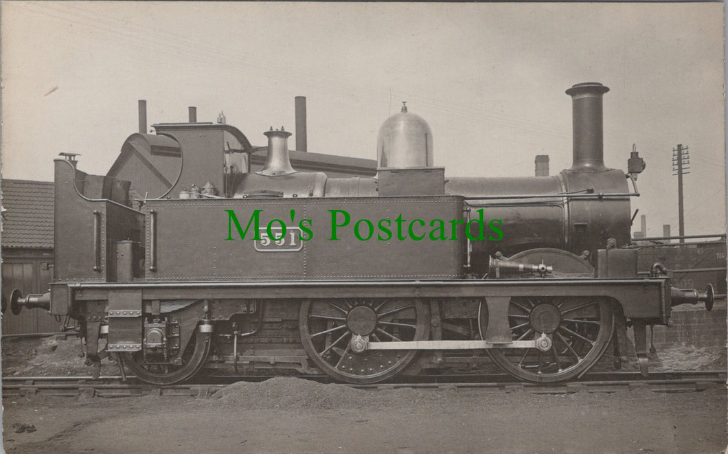 Railway Postcard, Train Engine No 551