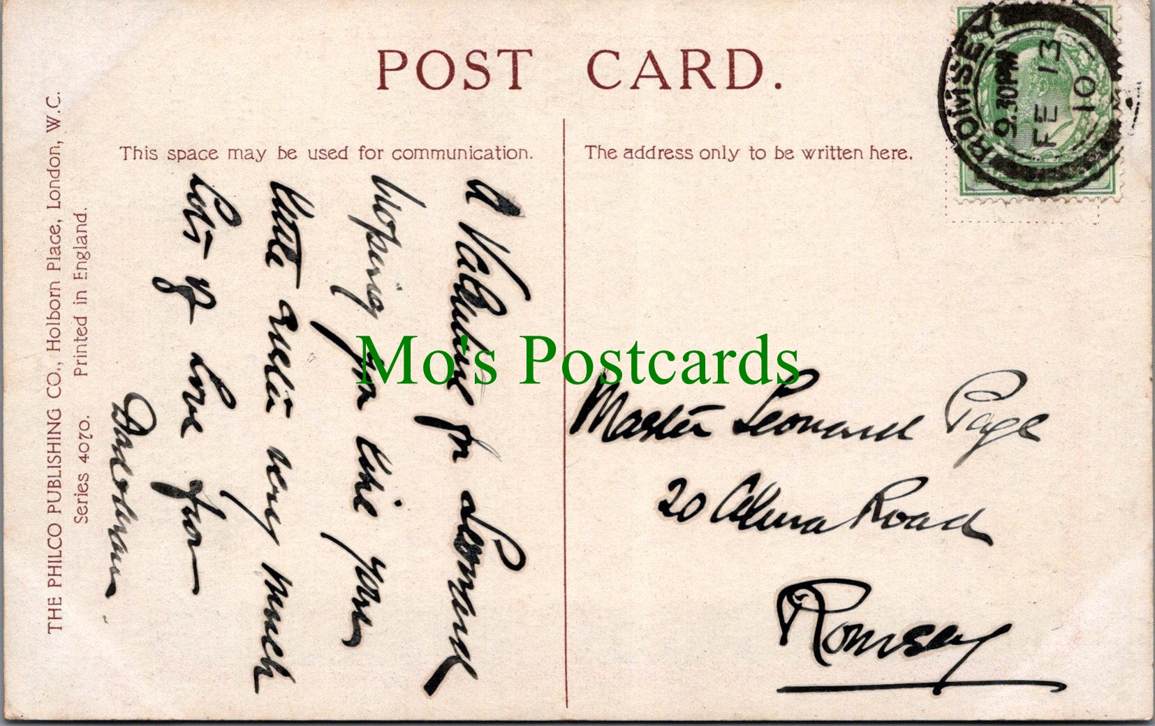 Children Postcard - "It's So Simple"