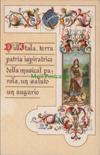Load image into Gallery viewer, Italy Postcard, Sancta Caecilia
