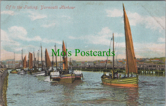 Off To The Fishing, Yarmouth Harbour, Norfolk
